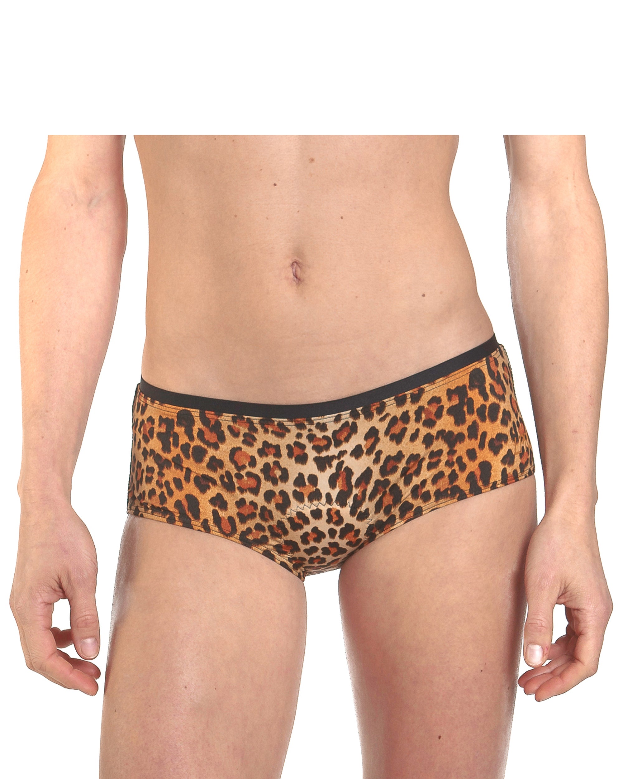 LPRD Leopard Cycling Underwear | Front View Close