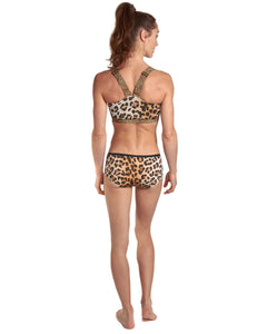 LPRD Leopard Large Cycling Hipster Undies | Back View