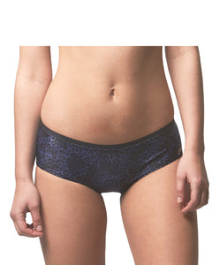 LPRD Midnight Leopard Cycling Underwear | Front View Close