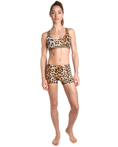 LPRD Leopard Large Cycling Hotpants | Front View