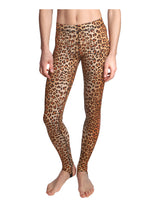 Leopard Print Gym Leggings which can also be used for running and cycling.