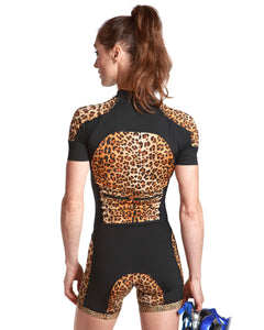 LPRD Leopard Centre Cycling Skinsuit | Close-up Back View