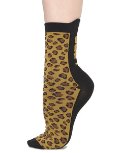 LPRD Signature Leopard Activewear Socks | Side two View