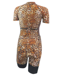Skinsuit Leopard Print back