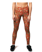 LPRD x SDW leggings red - front view - close